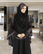 Modest Women's Stylish Soft Rich Crepe Long Hijab GHANIA KHIMAR