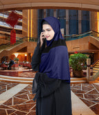 Mehar Shakira Elegant Dual-Tone Knot Hijab