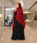 Modest Women's Stylish Rich Premium Texture fabric Crepe Long Hijab HEERA HAMDA