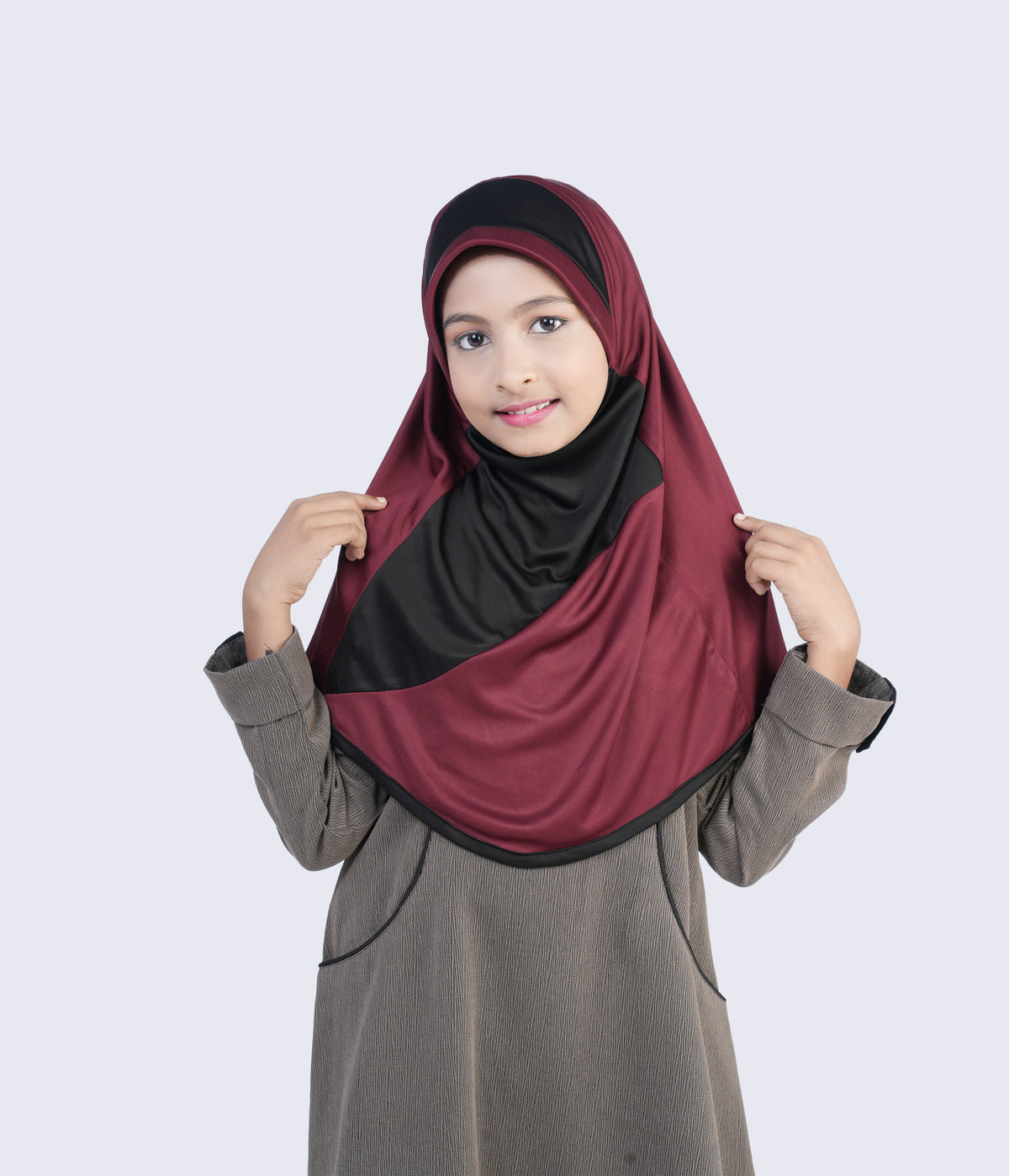 Mehar Hijabs Stylish Little Ruksan Dual Color Hijab