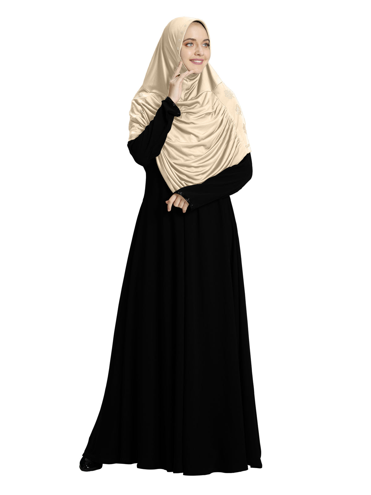 Modest Fashion Women's Soft feel good Fabric Aasimah Hijab Wheat