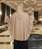 Women's Stylish Soft Rich Polyester Fabric Hanana Sleeve Hijab F Size