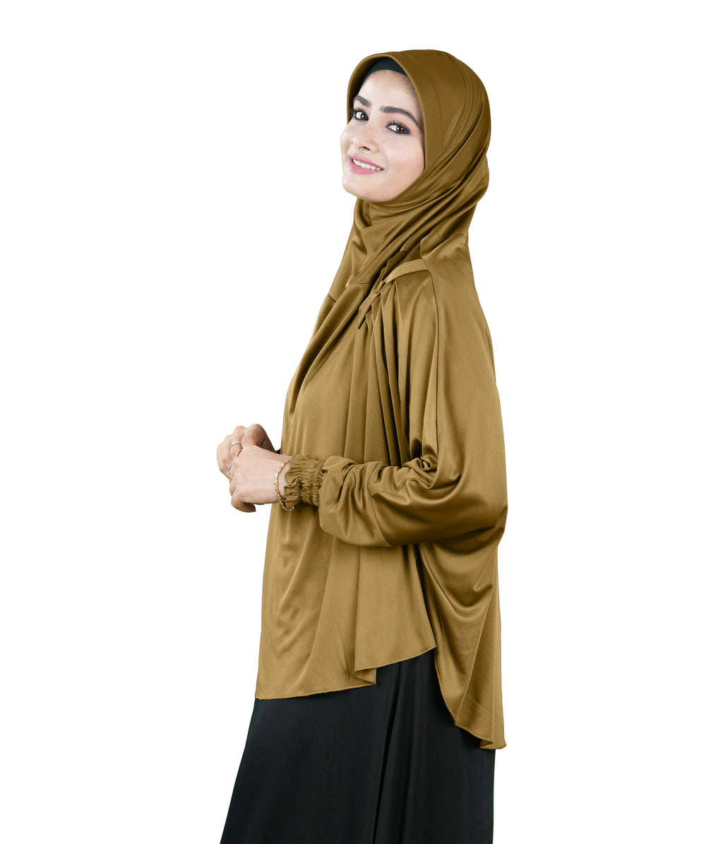 Mehar Hijabs Modest Elegant Saima Farasha type Hijab – One-Piece
