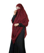 Mehar's Modest Three Layer Long Khimar