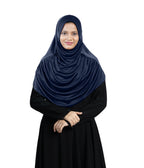 Mehar Faeezah DD Hijab – Dual-Drape Two-Tone Layered Hijab for Modest
