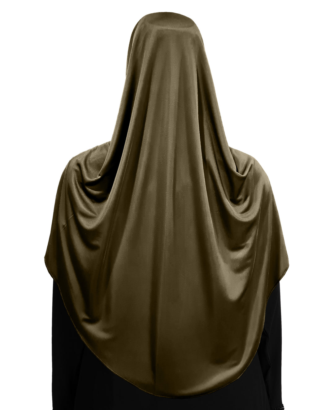 Modest Women's Fleeted Stylish Feel Good Fabric FAEEZAH Hijab Olive