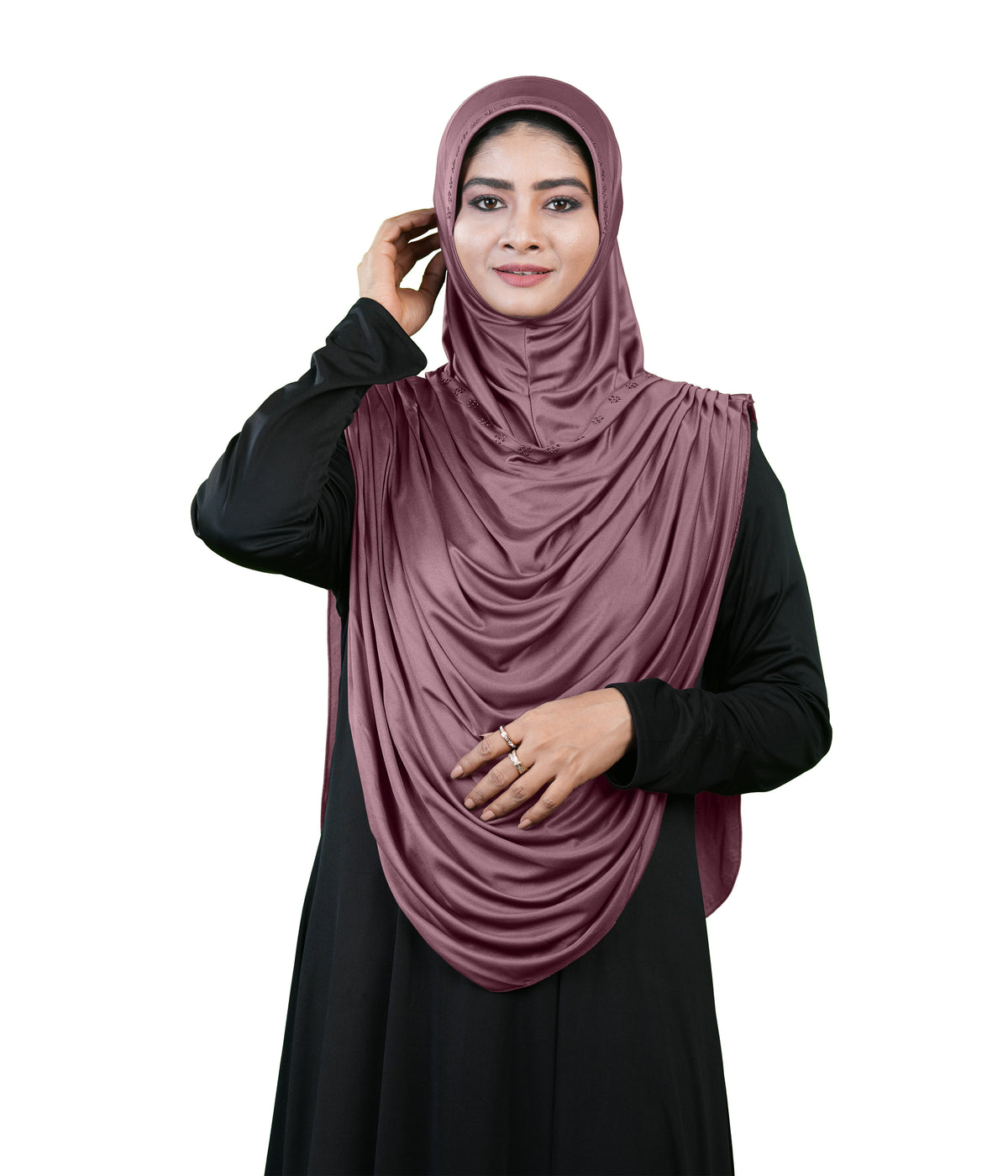Modest FashiMehar Laila Two-Piece Frilled Hijab Set
