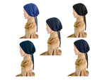 Mehar Malka T Cap – Tail Hijab Underscarf with Adjustable Back Tie | Pack of 5