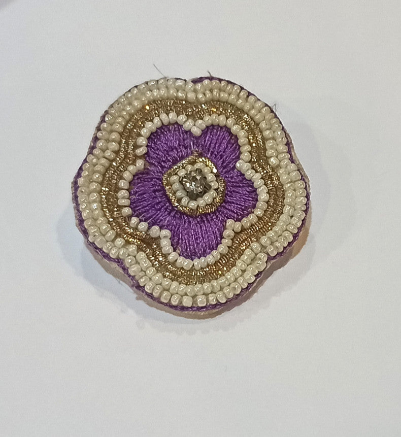 4 Pcs Hijab Pins flower shaped Buttons, Strong Hijab Pins for Women Brooches