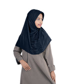Mehar Nisa Hijab for Girls Hijabs Modest Wear with Front Pleated Detaili