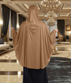 Women's Stylish Soft Rich Polyester Fabric Hanana Sleeve Hijab F Size
