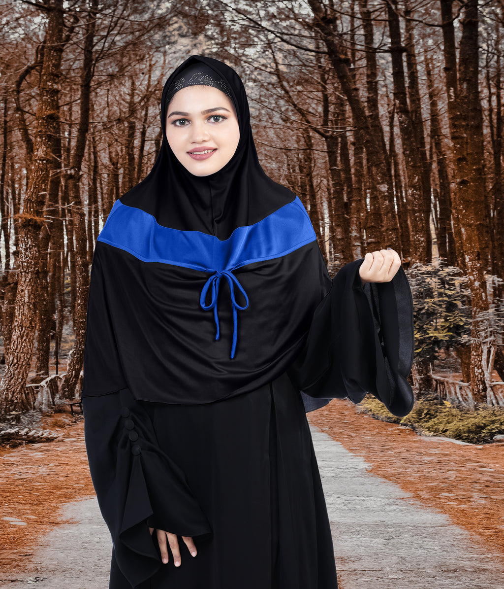Mehar Shakira Elegant Dual-Tone Knot Hijab