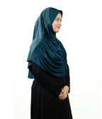 Mehar Faeezah DD Hijab – Dual-Drape Two-Tone Layered Hijab for Modest