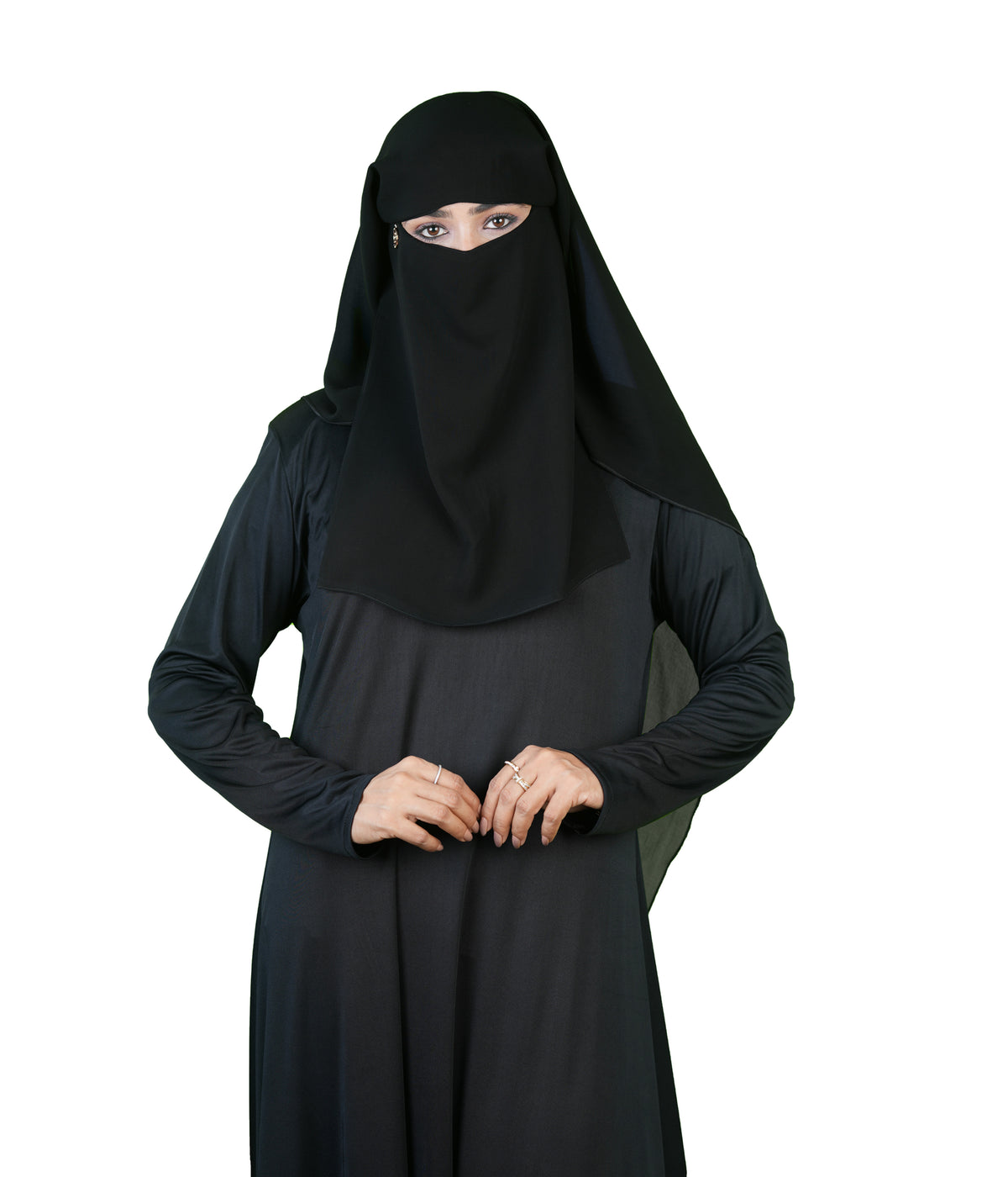 Mehar Fatima Dual Layer Niqab – Full Coverage Islamic Niqab for Women |