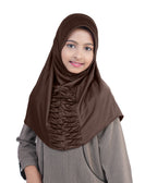 Mehar Nisa Hijab for Girls Hijabs Modest Wear with Front Pleated Detaili