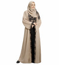Modest Mehar Double Layer Fadila Printed Abaya.