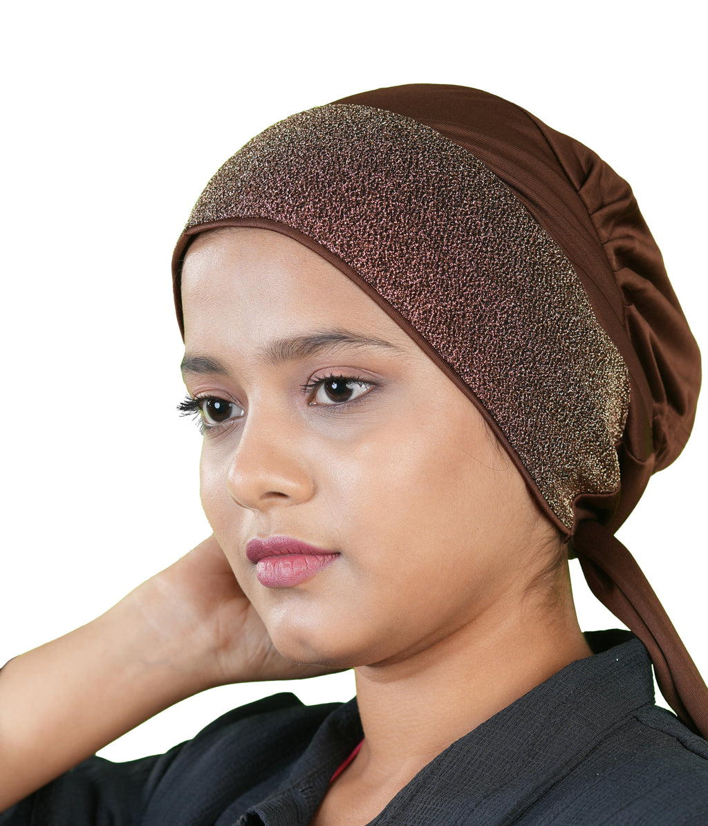 Women's Twinkle Tea caps a glittering pattern