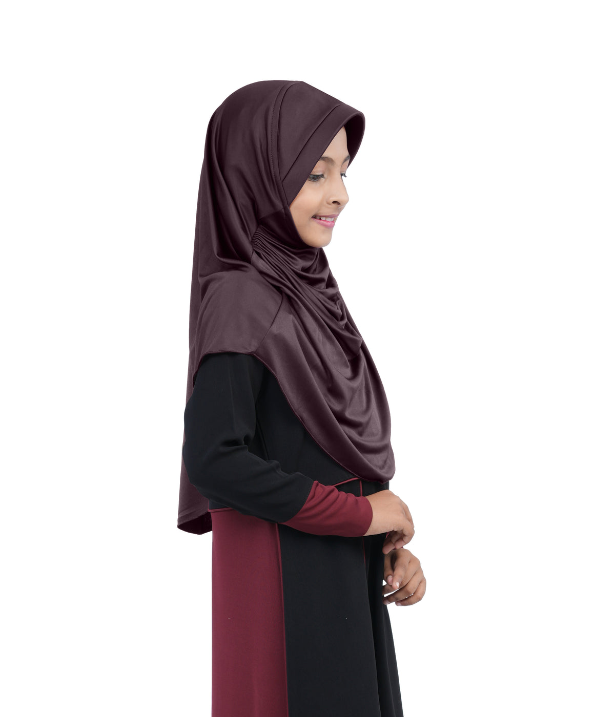 Mehar Diya Hijab for Girls – Premium Black Ready-to-Wear Islamic Hijab | Comfort