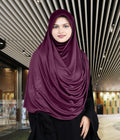 Mehar Hijab's Glamour in Modesty Fazluna Sigle side Frill Hijab XL