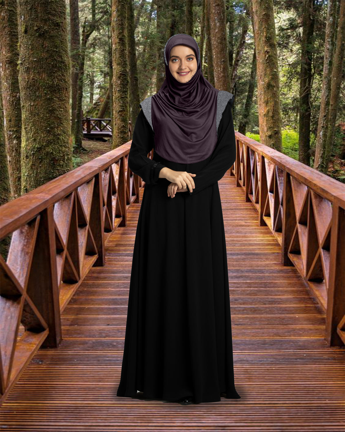 Mehar Hijab's Modest Women's Designed Stylish Cut Naaz Hijab