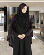 Modest Women's Stylish Soft Rich Crepe Long Hijab GHANIA KHIMAR