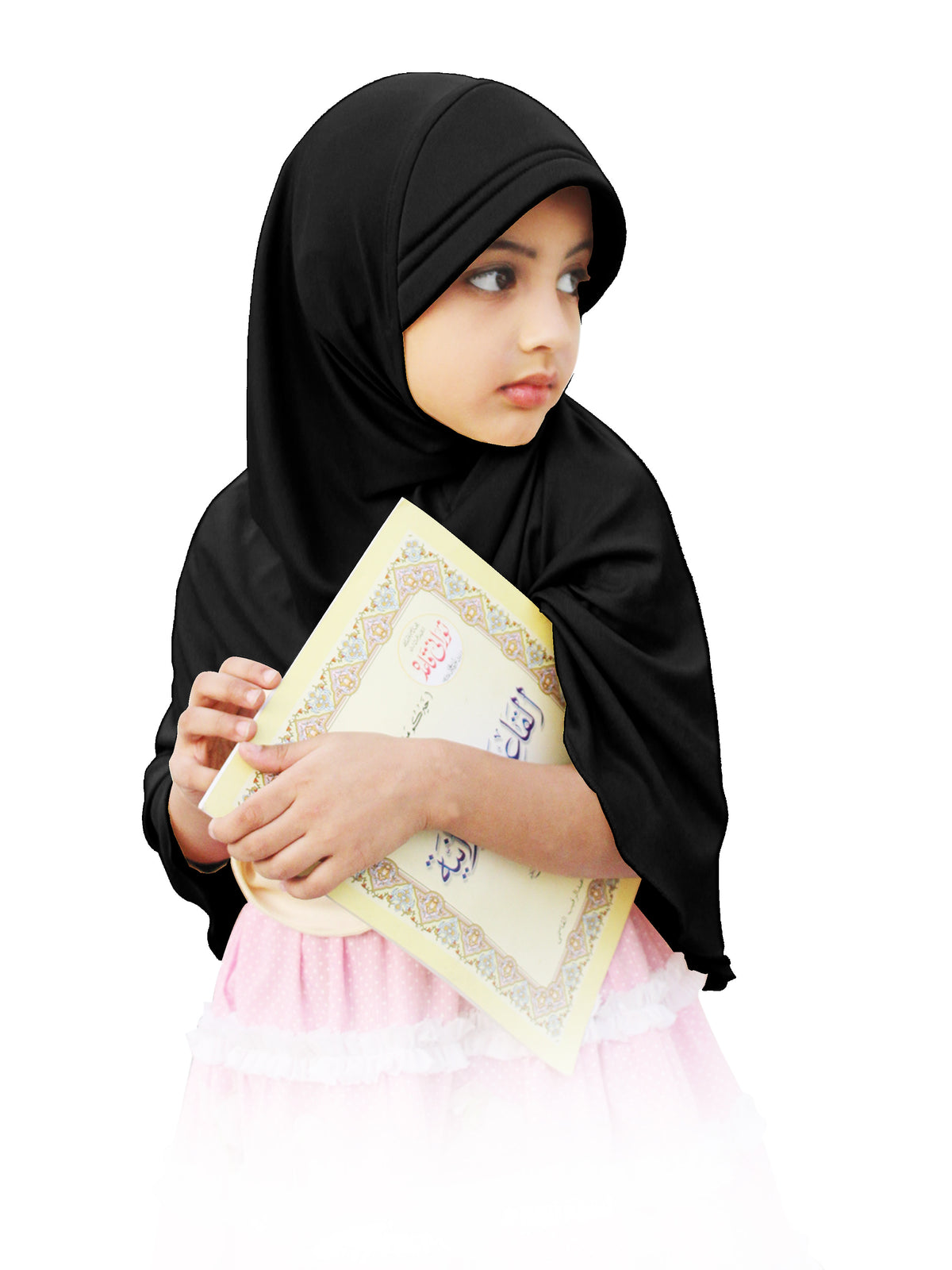 Mehar Hijab's Girl's Plain Long Hijab feel good Little Ma-ale Hijab