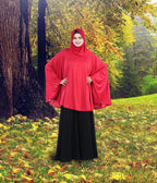 Women's Stylish Soft Rich Polyester Fabric Hanana Sleeve Hijab F Size