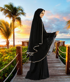 Modest Women's Stylish Soft Rich Two Layer KHIMAR