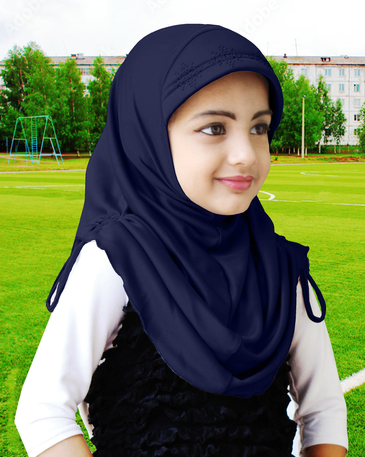 MEHAR HIJAB'S Girl's Scarf Embellished Little Heena Hijab