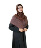 Mehar Hijab Muslim Women's Dual Layer & Dual Texture Fabric Zaira Hijab