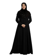 Modest Fashion Women's Soft feel good Fabric Manal Hijab Black