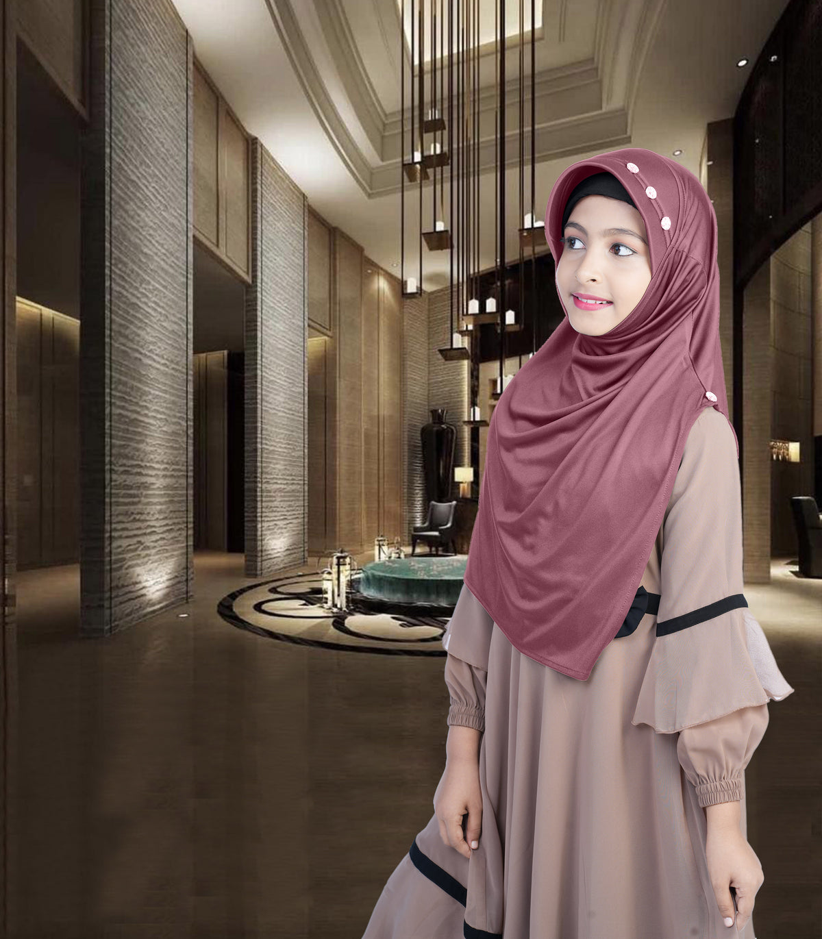 Mehar Hijab for Girls' Stylish Attire modest kids Hijab Collection Little Riya