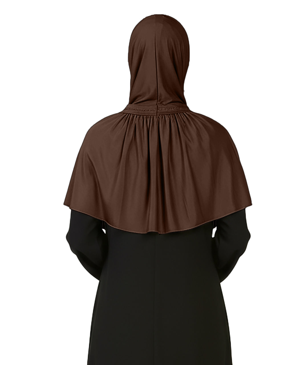 Fadya Hijab Modest Hijab With Neck Stone Embellishment & Elegant Frill Design