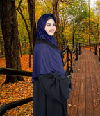 Mehar Shakira Elegant Dual-Tone Knot Hijab