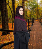 Mehar Shakira Elegant Dual-Tone Knot Hijab