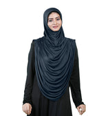 Modest Fashion by Mehar Laila Two-Piece Frilled Hijab Set