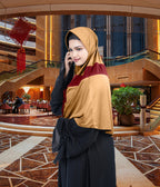 Mehar Shakira Elegant Dual-Tone Knot Hijab