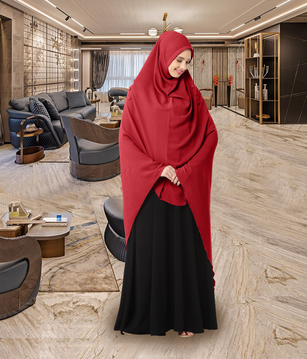 Modest Women's Stylish Rich Premium Texture fabric Crepe Long Hijab HEERA HAMDA