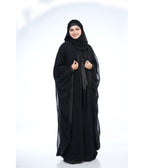 Mehar Premium Stylish Zada Abaya Full Set(3 pice)