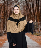 Mehar Shakira Elegant Dual-Tone Knot Hijab
