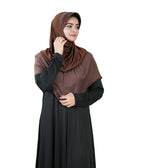 Mehar Hijab Muslim Women's Dual Layer & Dual Texture Fabric Zaira Hijab