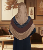 Mehar Hijab's Modest Women's Stylish Designs Layered Elegance Mehar Hijab' Hijab