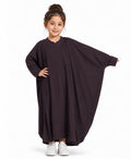 Little Mehariya Kids Lycra Abaya for Girls – Modest Batwing Sleeve Dress