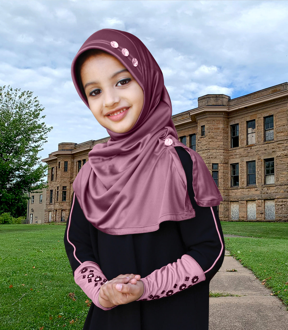 Mehar Hijab for Girls' Stylish Attire modest kids Hijab Collection Little Riya