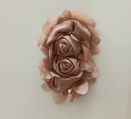 Women's Flower Brooches chocolate color 2 in1 for enhance your dressing style.