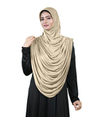 Modest Fashion by Mehar Laila Two-Piece Frilled Hijab Set
