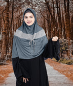 Mehar Shakira Elegant Dual-Tone Knot Hijab