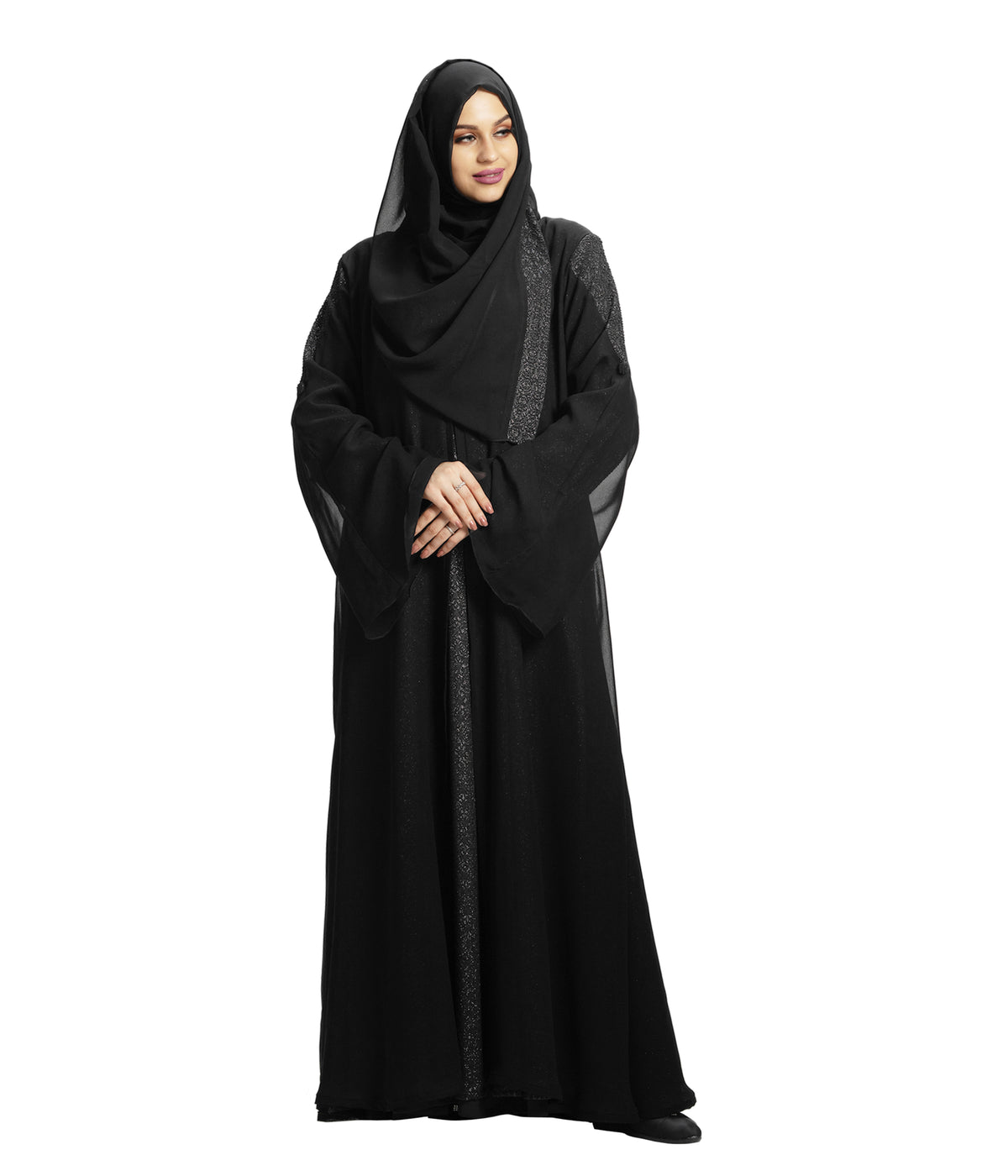 Women's Modestly Stylish Look Classy and elegant Aaila Overcoat Abaya