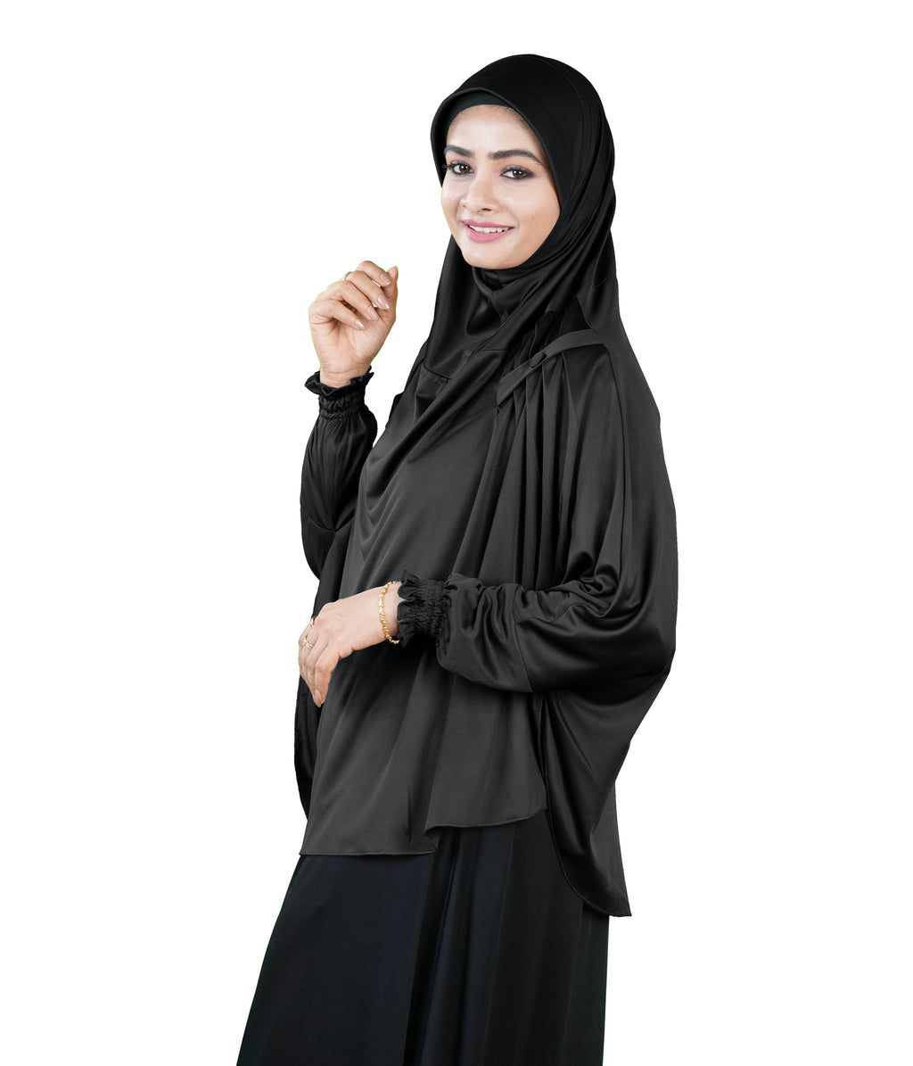 Mehar Hijabs Modest Elegant Saima Farasha type Hijab – One-Piece