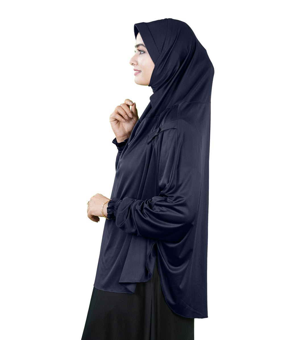 Mehar Hijabs Modest Elegant Saima Farasha type Hijab – One-Piece
